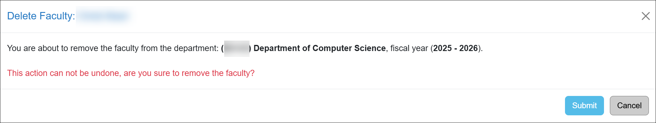 App Admin Departments