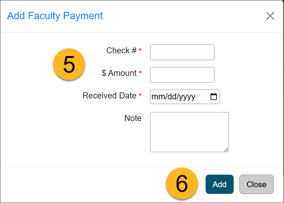 The Fiscal Review section of the UC OATS reviewer site.